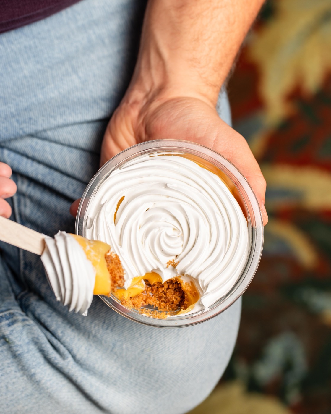 Lemon meringue the crumble way